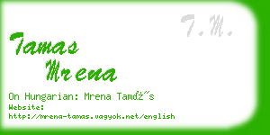 tamas mrena business card